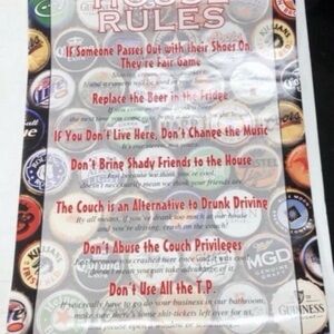 House Rules Poster